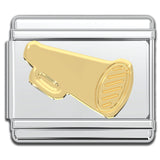 Italian Bracelet Charm - Megaphone Gld