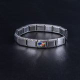 Italian Charms - USA Heart Flag