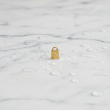 Gold Promise Lock Charm | Waterproof Stainless Steel