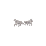 Silver Prancing Horse Charm