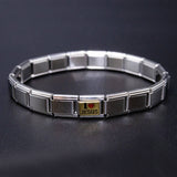 Italian Bracelet Charms - "I LOVE JESUS" Religious