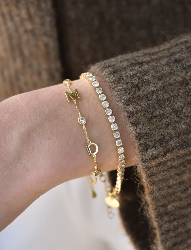 Custom Ascot Initial Bracelet