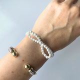 On Knox Bow Bracelet in Pearl