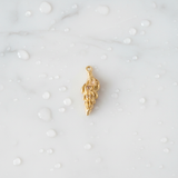Gold Ocean Whisper Seashell Charm | Waterproof Stainless Steel
