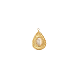 Inner Glow Teardrop Charm | Waterproof Stainless Steel