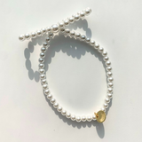 On Knox Bow Bracelet in Pearl