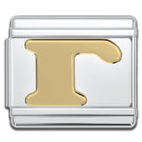 Italian Charm Bracelet Charms - Greek Alphabet Letter