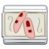 Italian Bracelet Charm - Ballet slipper