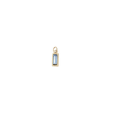 Gold Jewel Gemstone Charm - Waterproof Stainless Steel - Assorted