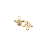 Gold Embellished Bee Charm