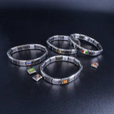 Italian Charms - USA Heart Flag