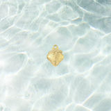 Gold Fresh Picked Strawberry Charm - Waterproof Stainless Steel
