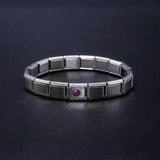 Italian Charm Bracelet Birthstone