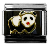 Italian Bracelet Charm - Panda Links