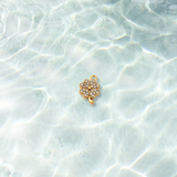 Gold Wish Upon a Clover Charm | Waterproof Stainless Steel