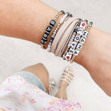 Beaded Adjustable Mantra Bracelets