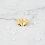 Gold Petite Bowknot Charm | Waterproof Stainless Steel