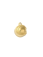 Gold Baseball Charm