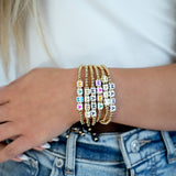 Beaded Adjustable Mantra Bracelets
