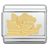 Italian Bracelet Charm - Angel