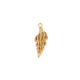 Gold Ocean Whisper Seashell Charm | Waterproof Stainless Steel