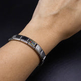 Italian Charm Bracelet Charms - I Love You Raised Gold Links