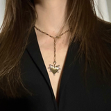 Chelsea Double Clasp Necklace - Multi-Style