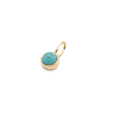 Bezel Set Charm - Turquoise