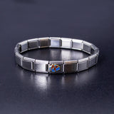 Italian Bracelet Charm - BLUE GIFT BOX
