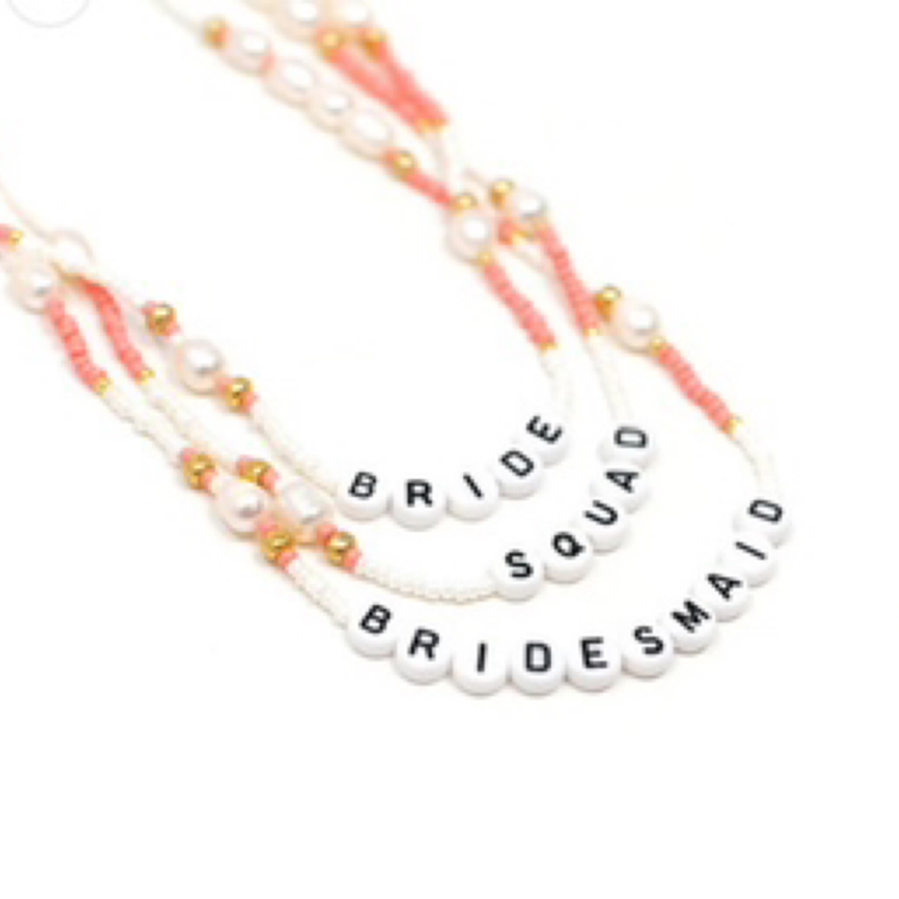 Squad Pink and Pearl Necklace