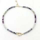 Midnight Natural Stone Necklace - for Charms