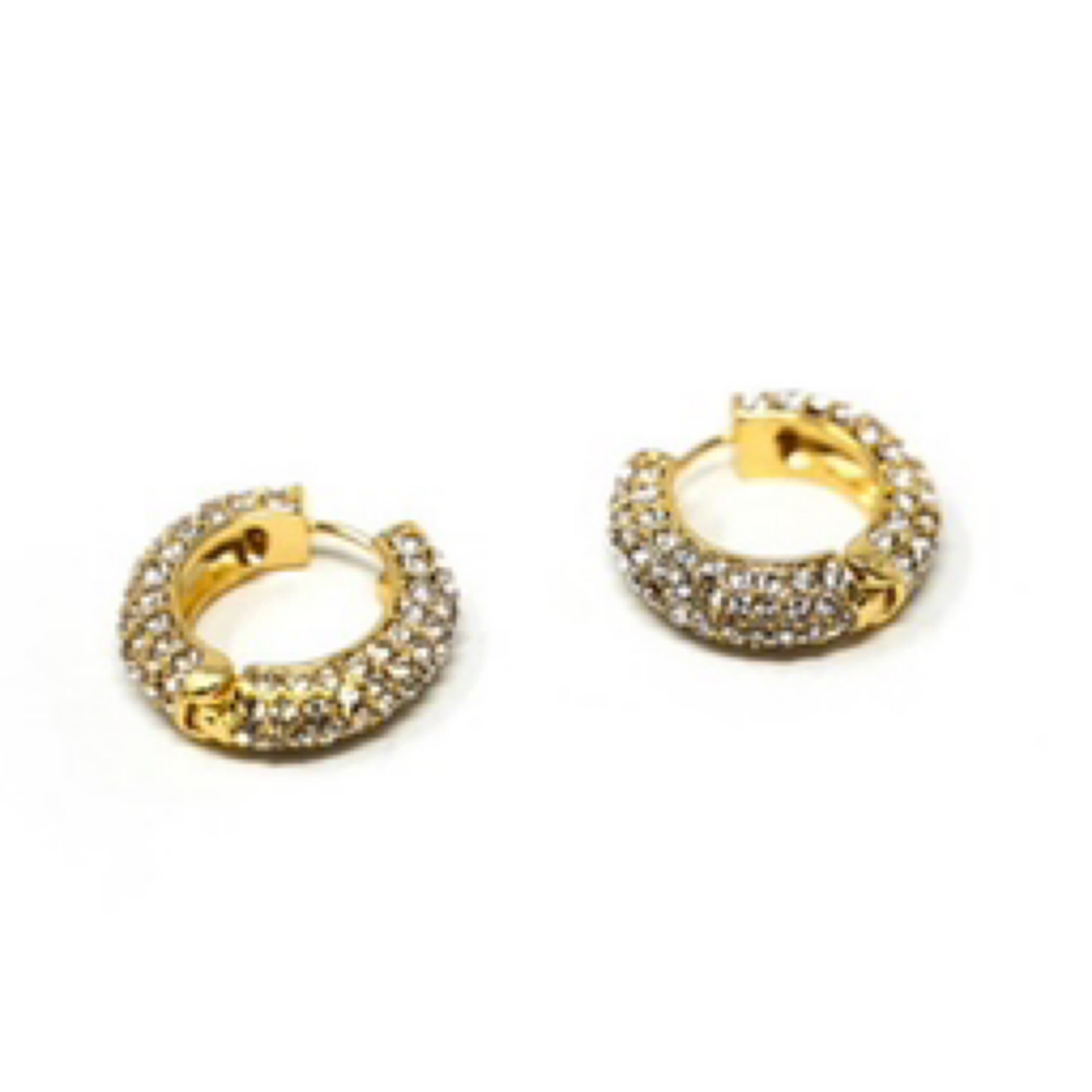 Darling Diva Crystal Hoops