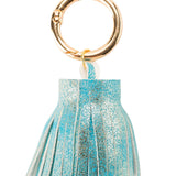 Metallic Leather Tassel