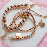 Tri Tone Adjustable Bracelet