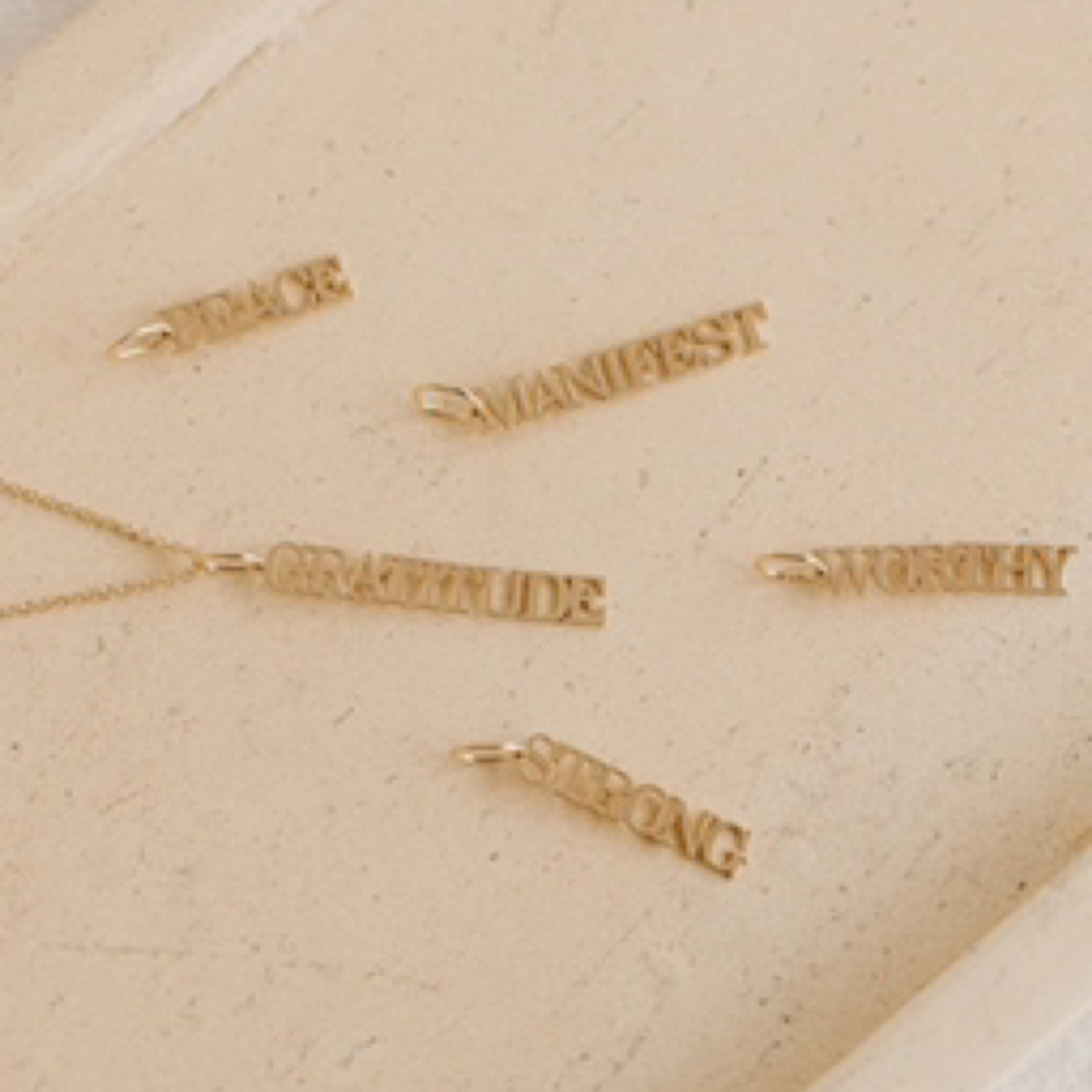 Mantra Charm Necklace